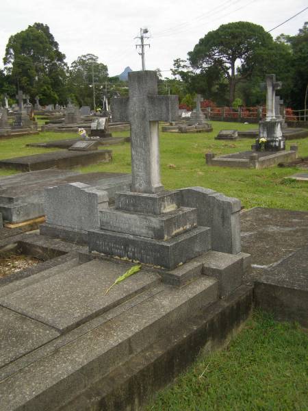 Robert Edward STEVENS,  | father,  | died 3 Jan 19 aged 59 years;  | Murwillumbah Catholic Cemetery, New South Wales  | 
