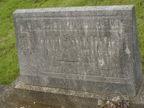 William Stanley COUSINS,  | died 20 July 1948 aged 62 years;  | Murwillumbah Catholic Cemetery, New South Wales  | 