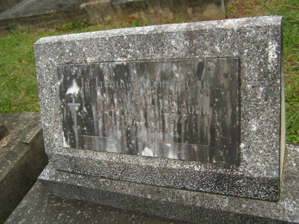 Hellan Gertrude BURKE,  | mother,  | died 27 March 1974 aged 89 years;  | Murwillumbah Catholic Cemetery, New South Wales  | 