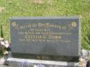 Cecelia G. DUNN, wife mother grandmother, died 26 Aug 1976 aged 51 years; Murwillumbah Catholic Cemetery, New South Wales 