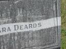 Clara DEARDS, mother, died 10 June 1964 aged 94 years; Murwillumbah Catholic Cemetery, New South Wales 