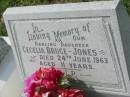 Cecelia BRUCE-JONES, daughter, died 24 June 1963 age 11 years; Murwillumbah Catholic Cemetery, New South Wales 