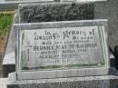 
Bernice May MCKIERNAN,
wife mother,
died 18 April 1961 aged 51 years;
Murwillumbah Catholic Cemetery, New South Wales
