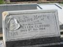 
Ellen CLIFFORD,
sister,
died 9 Sept 1964;
Murwillumbah Catholic Cemetery, New South Wales
