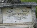 
Zefferino MARTINELLI,
husband step-father,
died 6 June 1996 aged 83 years;
Murwillumbah Catholic Cemetery, New South Wales
