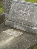 
Monica Josephine SPACKMAN,
died 23 Sept 1951 aged 29 years;
Paul Robert JOHNSON,
aged 4 months;
Edward Joseph SPACKMAN,
died 9 June 1992 aged 73 years;
Murwillumbah Catholic Cemetery, New South Wales
