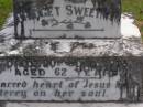 Bridget SWEETNAM, died 30 Dec 1936 aged 62 years; Richard SWEETNAM, died 13 March 1953 aged 93 years; Murwillumbah Catholic Cemetery, New South Wales 