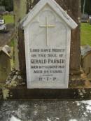 Gerald PARKER, died 15 Aug 1932 aged 64 years; Murwillumbah Catholic Cemetery, New South Wales 