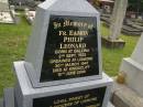 
Eamon LEONARD,
born Ballina 2 Sept 1922,
died Kingscliffe 15 June 2009;
Murwillumbah Catholic Cemetery, New South Wales
