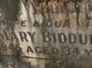 Margaret Mary BIDDULPH, wife mother, died 13-6-1945 aged 34 years; Murwillumbah Catholic Cemetery, New South Wales 