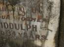 
Margaret Mary BIDDULPH,
wife mother,
died 13-6-1945 aged 34 years;
Murwillumbah Catholic Cemetery, New South Wales
