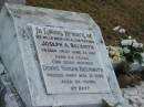 
Joseph A BECKWITH
28 Jun 1961
54 yrs

wife
Doris Susan BECKWITH
21 Nov 1996
86 yrs

Mutdapilly general cemetery, Boonah Shire

