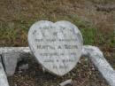 
Matilda A BEHM
Dec 19 1915 aged 4 yrs

Mutdapilly general cemetery, Boonah Shire
