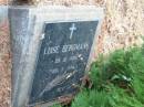 
Luise BERGMANN
b: 25-12-1899
d: 25-7-1974

Mutdapilly general cemetery, Boonah Shire
