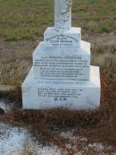 
Ellen NOONAN
aged 51

daughter
Honora Catherine
aged 7 yrs
who were both drowned by flood at Normanby Reserve 
Jan 22 1887

Mutdapilly general cemetery, Boonah Shire
