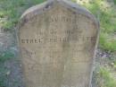 Ethel Gertrude LEE, died 19 June 1873 aged 2 years 10 months; Nanango Old cemetery, South Burnett 