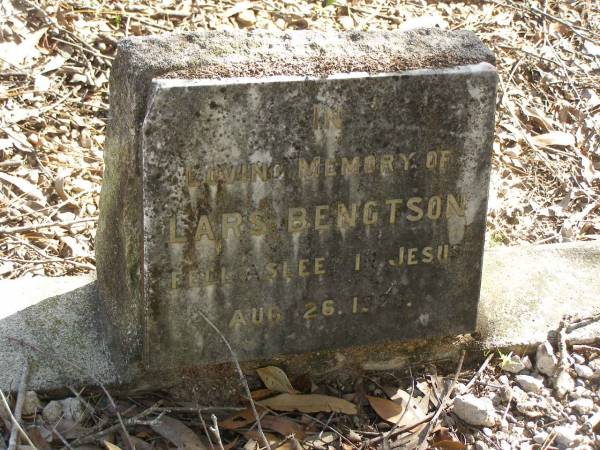 Lars BENGTSON,  | died 26 Aug 1920;  | Nikenbah Aalborg Danish Cemetery, Hervey Bay  | 