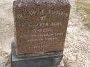 
Elizabeth Jane TWEED,
died 29 March 1935 aged 64 years;
Nikenbah Aalborg Danish Cemetery, Hervey Bay
