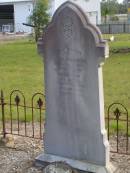 
Peter P. BUNDESEN,
died 9 Jan 1915 aged 74 years;
Christina,
died 29 Feb 1920 aged 75 years,
wife;
Nikenbah Aalborg Danish Cemetery, Hervey Bay
