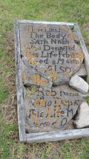 
(Sarah?) Sath NASH
d: Feb 1817 aged 8 mo

Rob NASH
d: M, aged 8

Norfolk Island Cemetery
