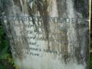 
Elizabeth FORDER,
died 28 Sept 1891 aged 72 years;
North Tumbulgum cemetery, New South Wales
