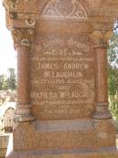 
James Andrew MCLAUGHLIN,
Cemetery,
Nyngan, New South Wales
