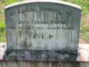 
John Gerard BYRNE,
died 18 Feb 1937 aged 8 years;
St James Catholic Cemetery, Palen Creek, Beaudesert Shire
