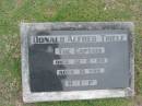 
Donald Alfred THIELE, The Captain, died 12 Aug 89 aged 51 years;
Parkhouse Cemetery, Beaudesert

