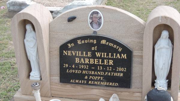 Neville William BARBELER  | b: 29 Apr 1932  | d: 13 Dec 2002  |   |  and Stacey   |   | Peak Downs Memorial Cemetery / Capella Cemetery  | 