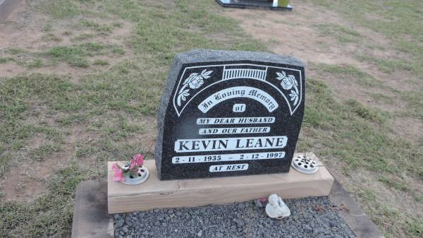 Kevin LEANE  | b: 2 Nov 1935  | d: 2 Dec 1997  |   | Peak Downs Memorial Cemetery / Capella Cemetery  | 