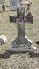 
Michael Deore WALSH
d: 16 Jul 1919 aged 35 12 y

Peak Downs Memorial Cemetery  Capella Cemetery
