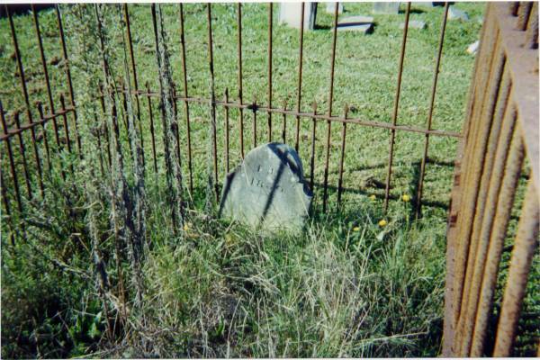 F J P  | 1859  | St Stephen the Martyr Anglican Church Cemetery, Penrith  | (believed to be Francis James Peisley)  | 