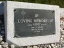 John Thomas REILLY, husband, born 7 July 1913, died 18 July 1978 aged 65 years; Pimpama Island cemetery, Gold Coast 