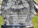 
Henriette BRESSOW,
born 14 March 1824,
died 29 Aug 1916;
Pimpama Island cemetery, Gold Coast
