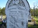
Christine HECK,
born 28 Dec 1839,
died 23 Oct 1911;
Pimpama Island cemetery, Gold Coast
