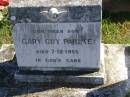 Gary Guy PAHLKE, son, died 7-12-1955; Pimpama Island cemetery, Gold Coast 