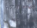 
Gustav Henry RIESENWEBER,
brother,
died 16 Sept 1927 aged 55 years 5 months;
Pimpama Island cemetery, Gold Coast
