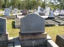 
Gertrude May PINNOW,
died 20 Oct 1945 aged 28 years;
Pimpama Island cemetery, Gold Coast
