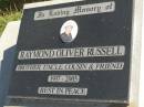
Raymond Oliver RUSSELL,
brother uncle cousin,
1937 - 2005;
Pimpama Island cemetery, Gold Coast
