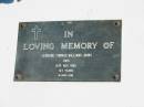 
Leonard Thomas Williams JOHNS,
died 16 Aug 1980 aged 64 years;
Pimpama Island cemetery, Gold Coast

