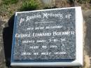 
George Edward BREHMER,
husband,
died 7-10-96 aged 86 years;
Pimpama Island cemetery, Gold Coast
