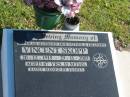 
Vincent SKOPP,
husband father grandpa,
20-12-1915 - 29-11-2003 aged 87 years 11 months;
Pimpama Island cemetery, Gold Coast
