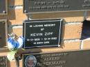 
Kevin ZIPF,
16-11-1928 - 12-9-1982;
Pimpama Island cemetery, Gold Coast
