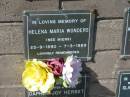 Helena Maria WONDERS (nee MIERS), 23-9-1890 - 7-3-1989; Pimpama Island cemetery, Gold Coast 