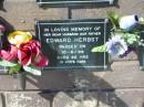 
Edward HERBST,
husband father,
died 15-6-98 aged 92 years;
Pimpama Island cemetery, Gold Coast
