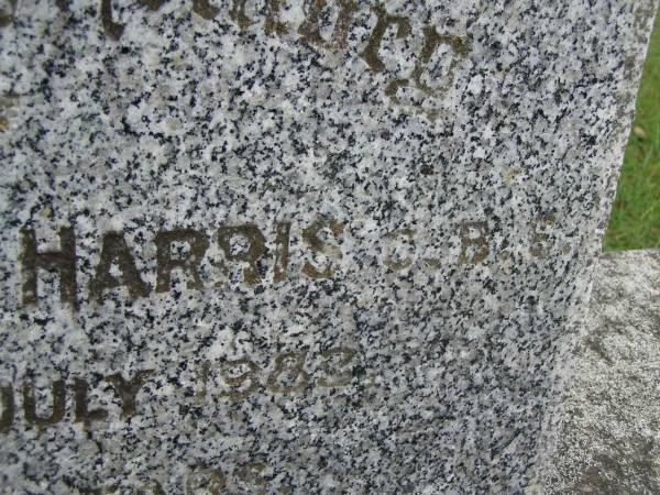 Charles Lloyd HARRIS,  | died 12 July 1983 aged 63 years;  | Pimpama Uniting cemetery, Gold Coast  | 