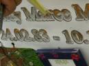 
Lesley Maree MOORE,
24-02-83 - 10-11-03;
Pimpama Uniting cemetery, Gold Coast
