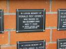 
Ronald Roy GOSNEY,
died 16 Dec 2000 aged 77 years,
with wife;
Pimpama Uniting cemetery, Gold Coast
