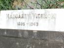 
Margaret VIDERONI,
1895 - 1969;
Pine Mountain Catholic (St Michaels) cemetery, Ipswich
