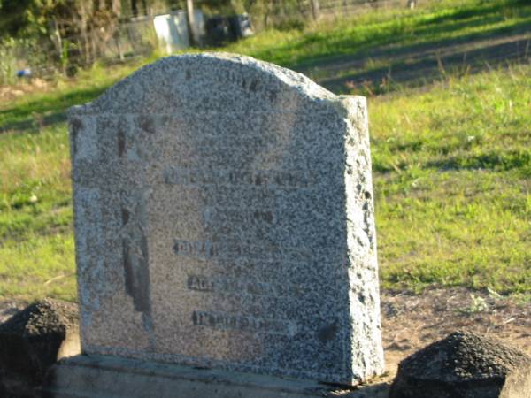 Gertrude Freida JAHNKE  | 15 Dec 1927, aged 25  | Plainland Lutheran Cemetery, Laidley Shire  | 
